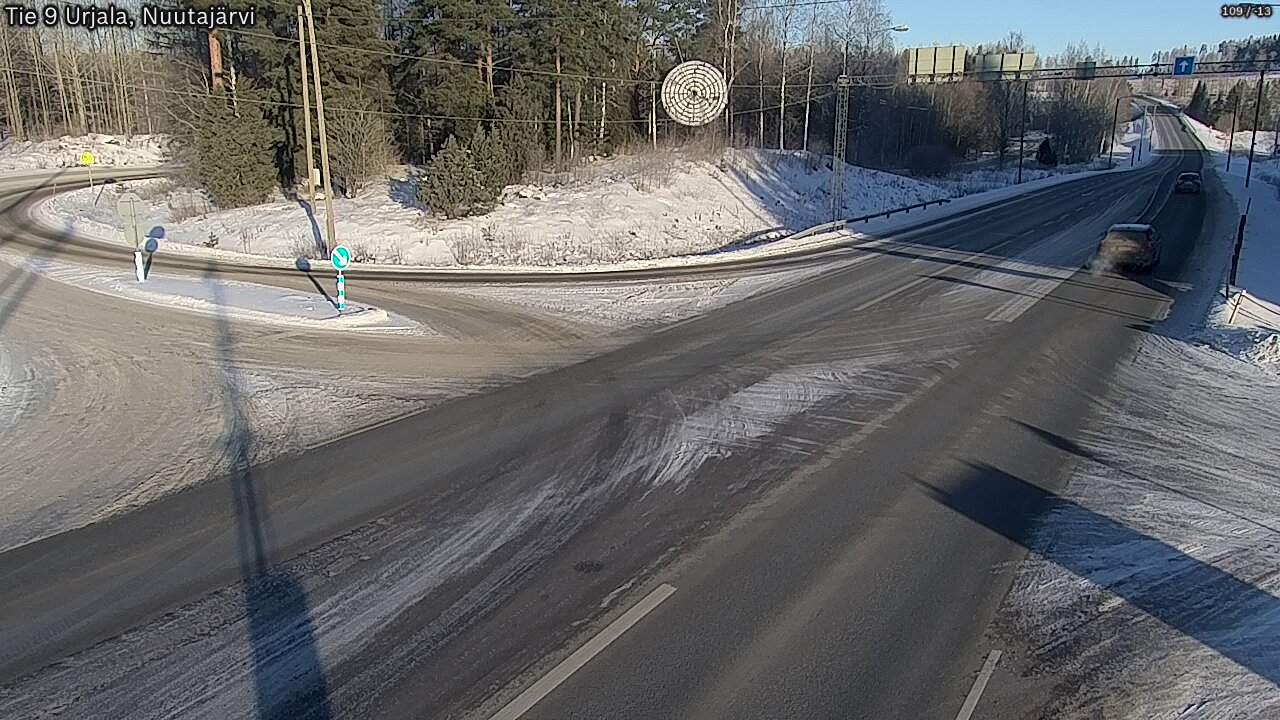 Weather Camera Image Väg 9 Urjala, Notsjö, Urjala, Pirkanmaa