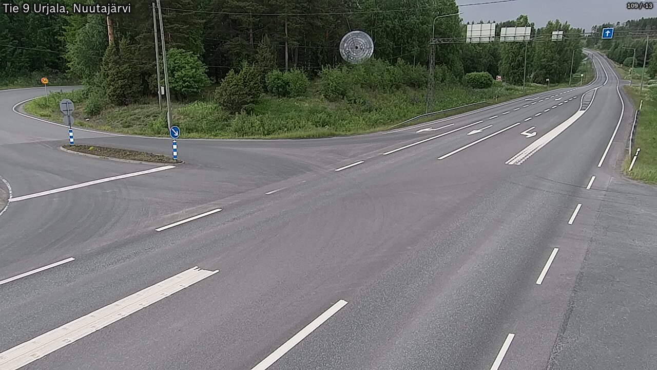 Kelikamerat Kuva Tie 9 Urjala, Nuutajärvi, Urjala, Pirkanmaa
