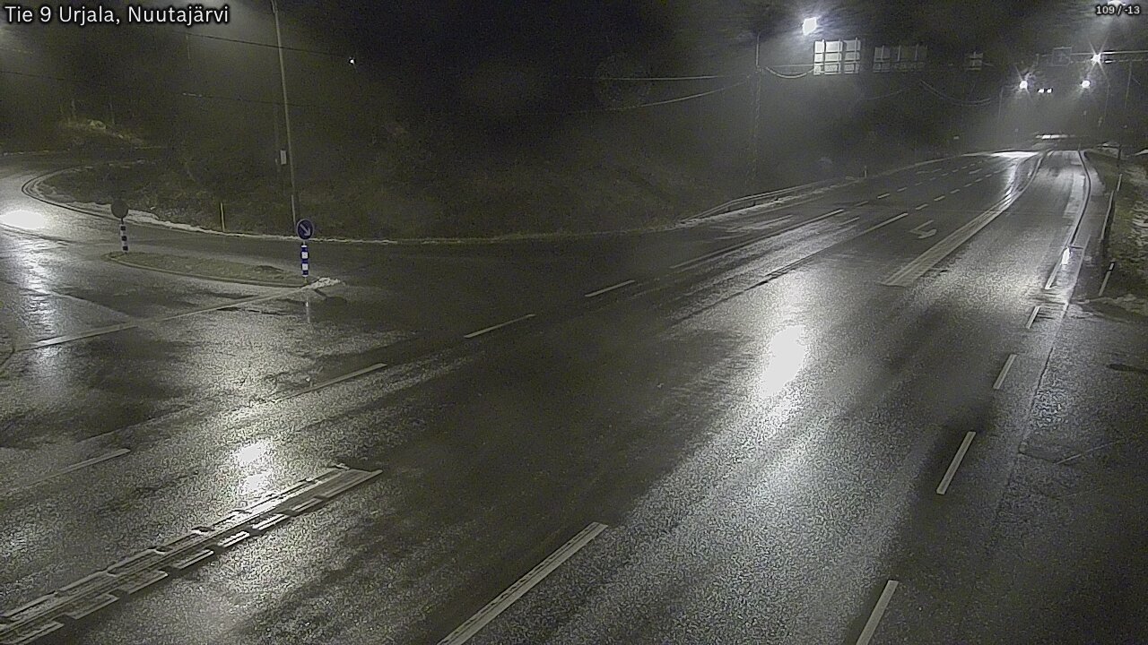 Weather Camera Image Väg 9 Urjala, Notsjö, Urjala, Pirkanmaa