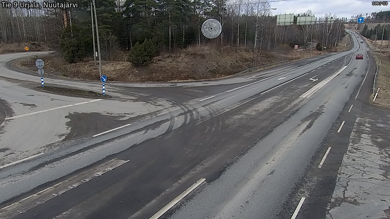 Weather Camera Image Road 9 Urjala, Nuutajärvi, Urjala, Pirkanmaa