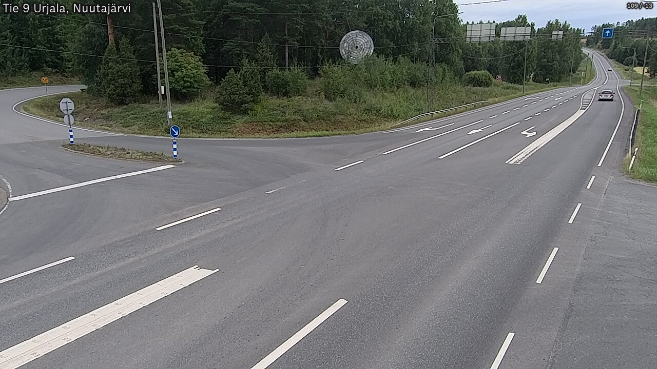 Kelikamerat Kuva Tie 9 Urjala, Nuutajärvi, Urjala, Pirkanmaa