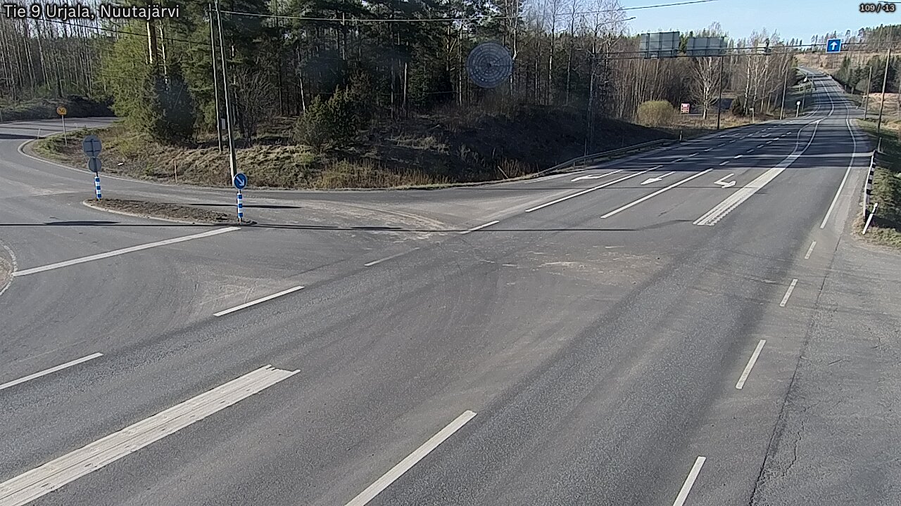 Kelikamerat Kuva Tie 9 Urjala, Nuutajärvi, Urjala, Pirkanmaa
