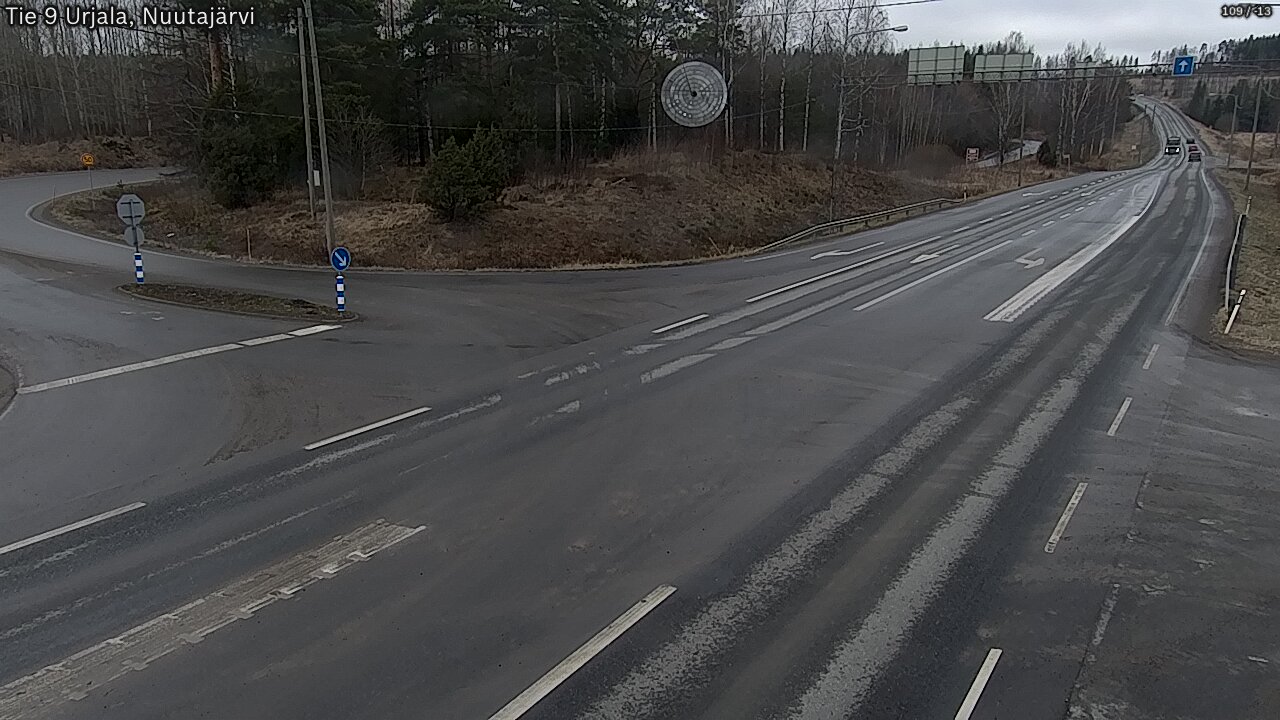 Weather Camera Image Väg 9 Urjala, Notsjö, Urjala, Pirkanmaa