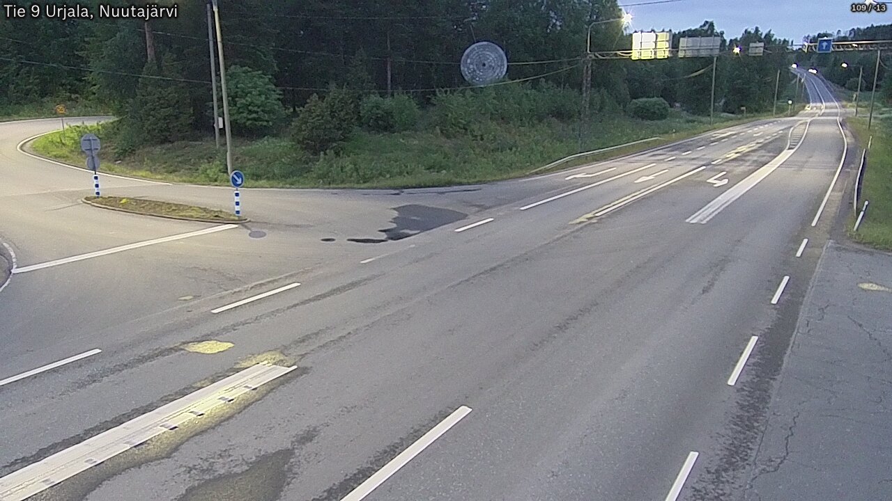 Kelikamerat Kuva Tie 9 Urjala, Nuutajärvi, Urjala, Pirkanmaa