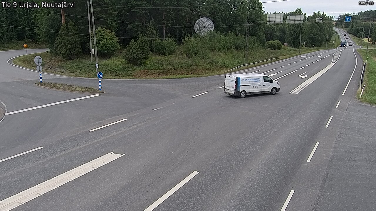 Kelikamerat Kuva Tie 9 Urjala, Nuutajärvi, Urjala, Pirkanmaa
