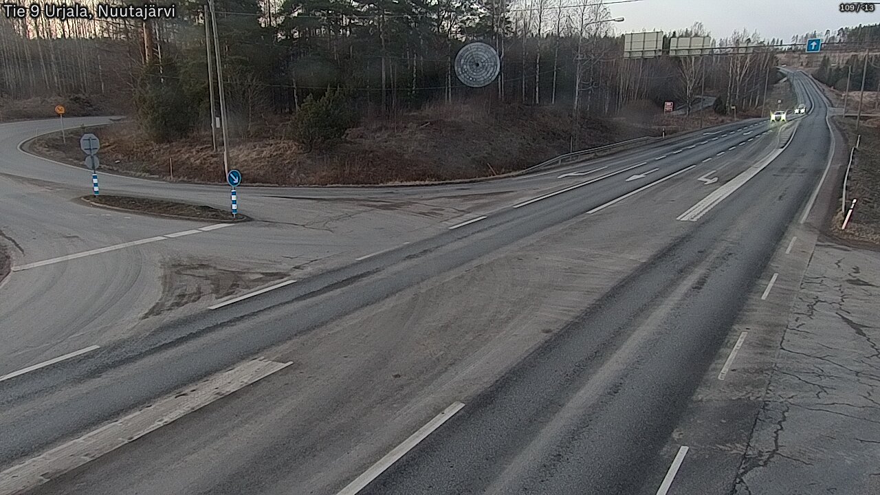 Weather Camera Image Road 9 Urjala, Nuutajärvi, Urjala, Pirkanmaa