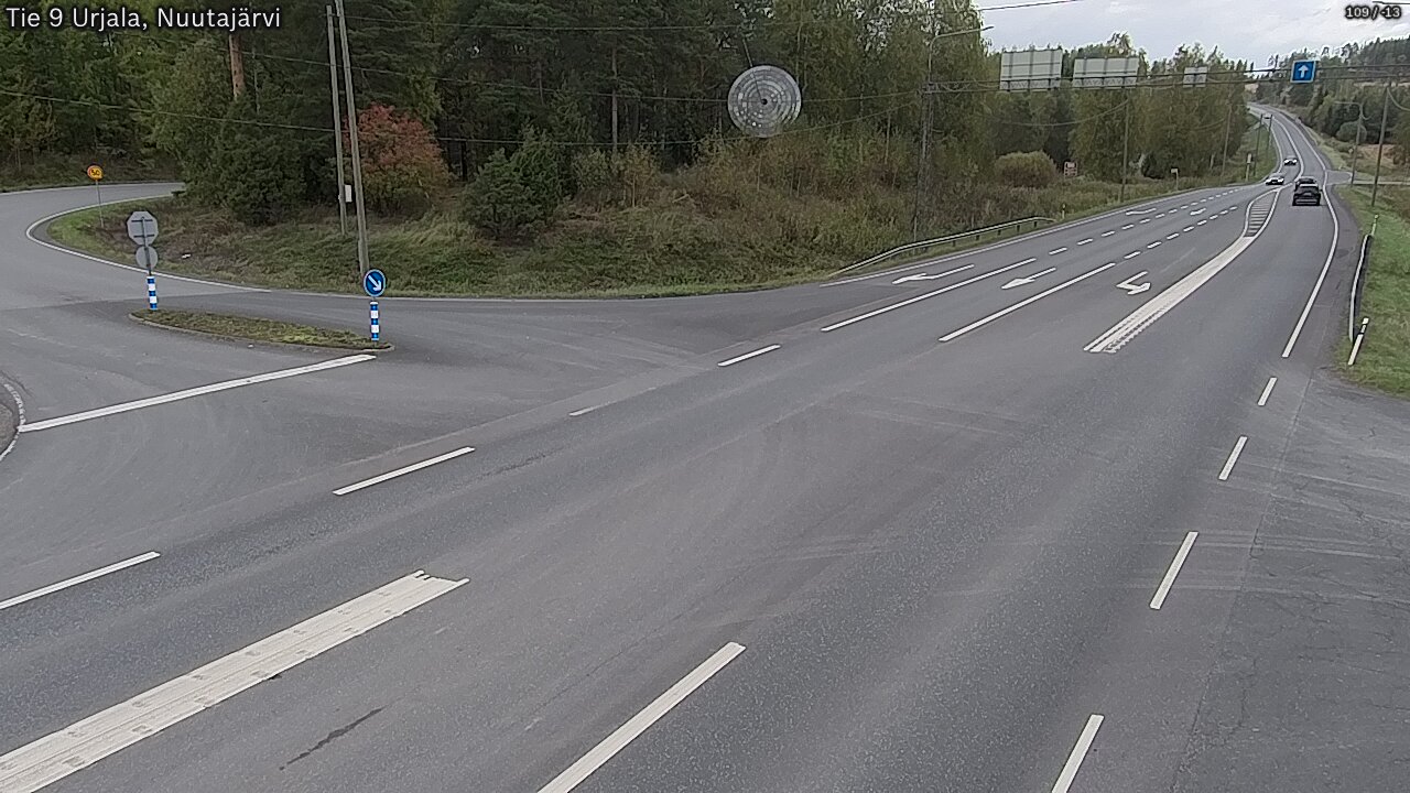 Kelikamerat Kuva Tie 9 Urjala, Nuutajärvi, Urjala, Pirkanmaa