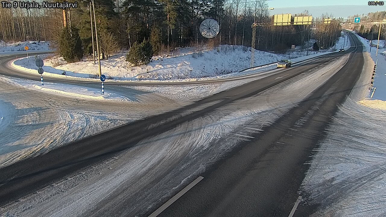 Kelikamerat Kuva Tie 9 Urjala, Nuutajärvi, Urjala, Pirkanmaa