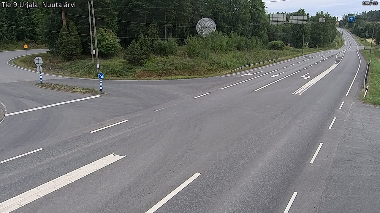 Weather Camera Image Road 9 Urjala, Nuutajärvi, Urjala, Pirkanmaa