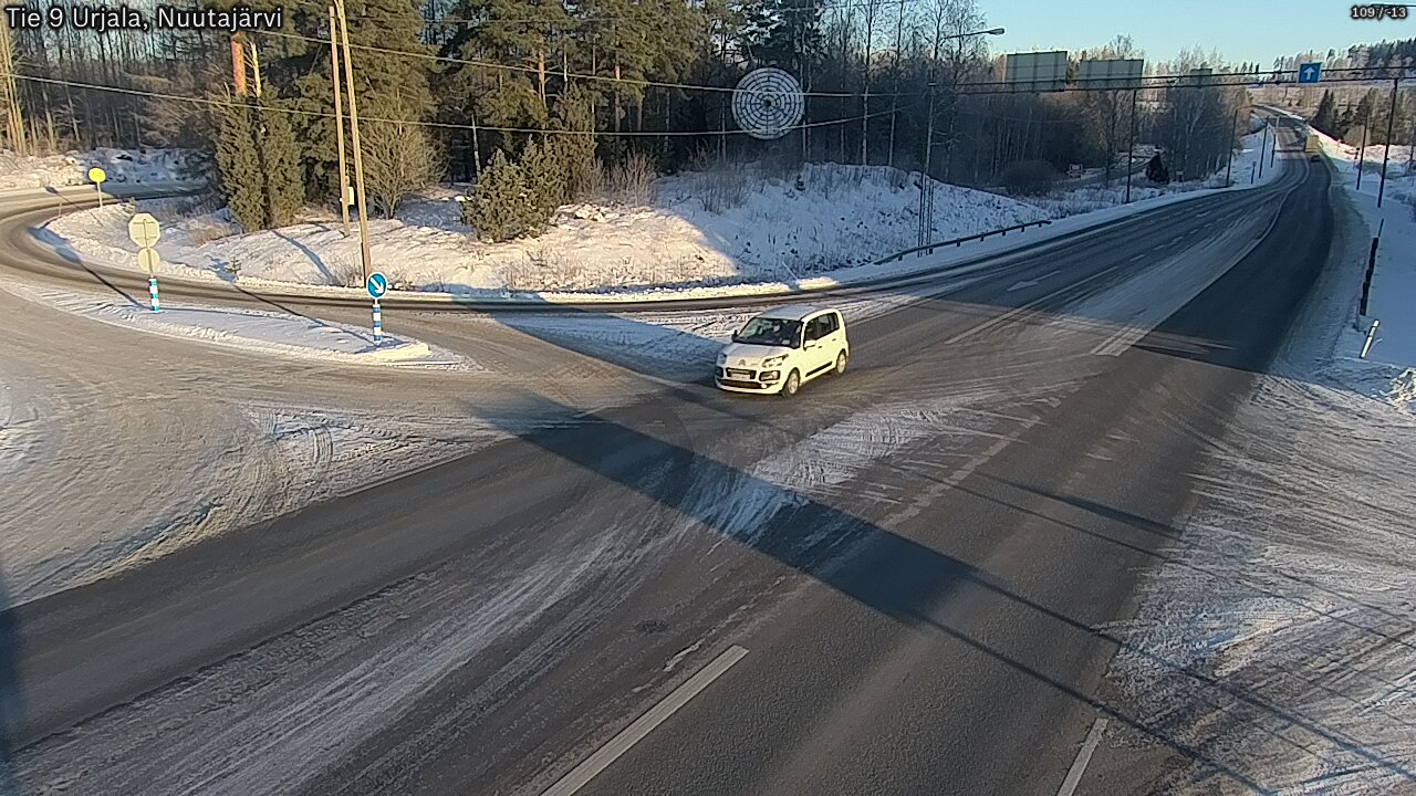 Weather Camera Image Väg 9 Urjala, Notsjö, Urjala, Pirkanmaa