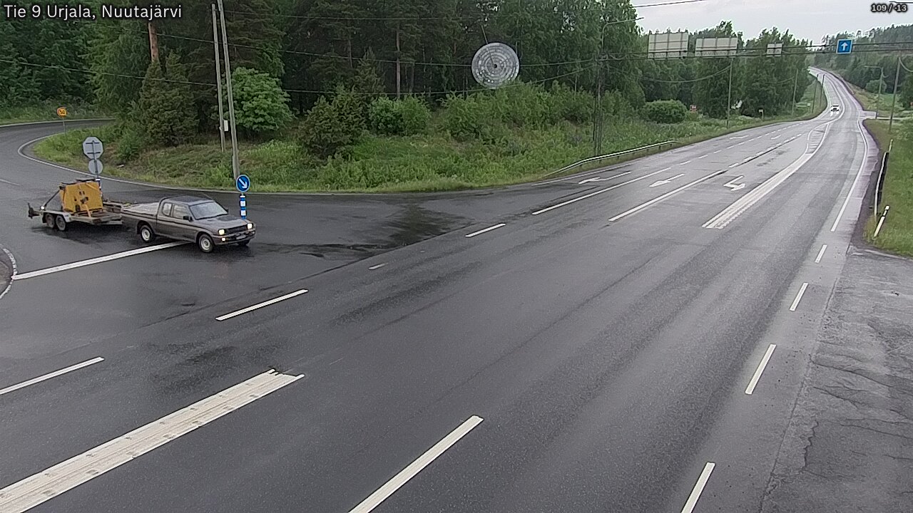 Kelikamerat Kuva Tie 9 Urjala, Nuutajärvi, Urjala, Pirkanmaa