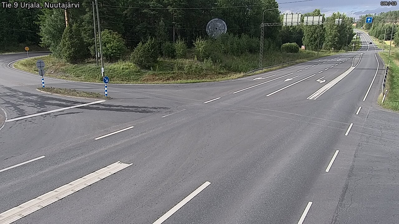 Kelikamerat Kuva Tie 9 Urjala, Nuutajärvi, Urjala, Pirkanmaa