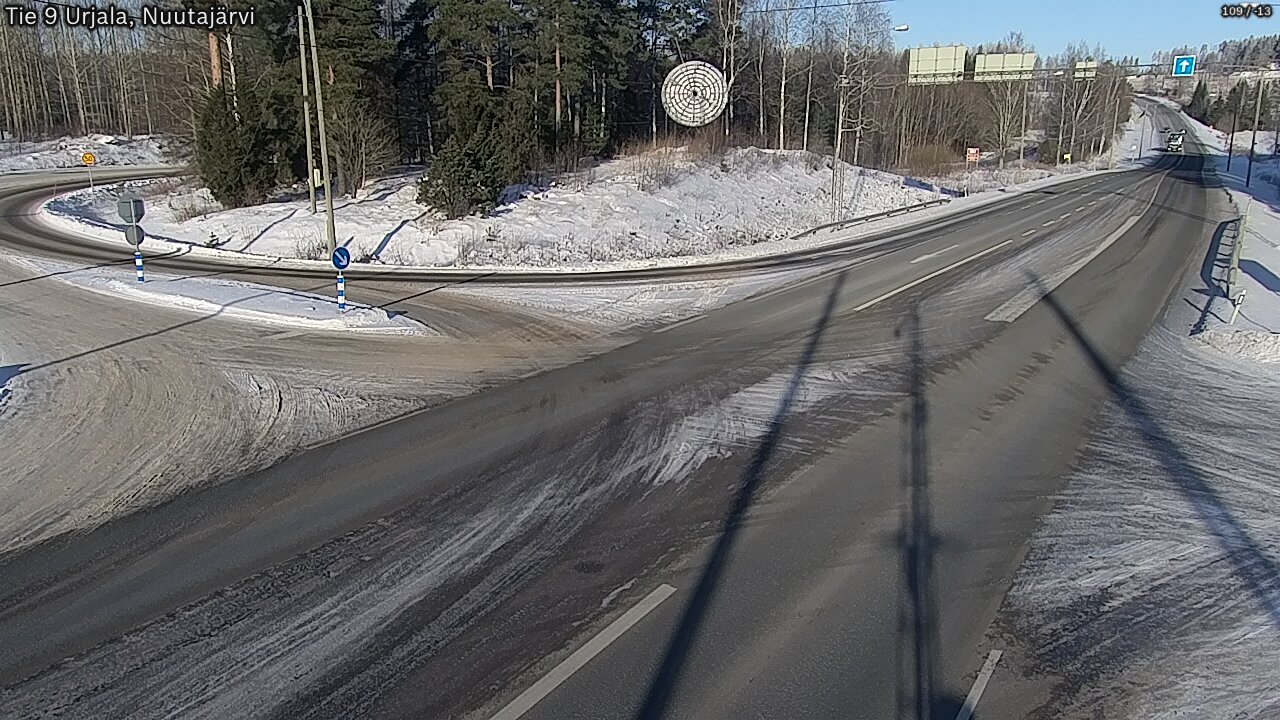 Weather Camera Image Road 9 Urjala, Nuutajärvi, Urjala, Pirkanmaa