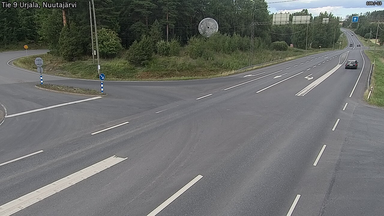 Kelikamerat Kuva Tie 9 Urjala, Nuutajärvi, Urjala, Pirkanmaa