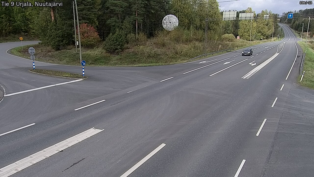 Kelikamerat Kuva Tie 9 Urjala, Nuutajärvi, Urjala, Pirkanmaa
