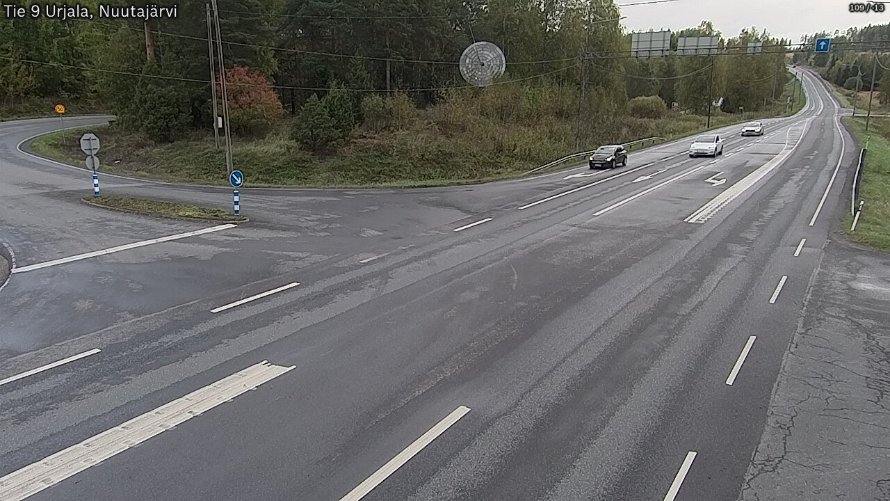 Kelikamerat Kuva Tie 9 Urjala, Nuutajärvi, Urjala, Pirkanmaa