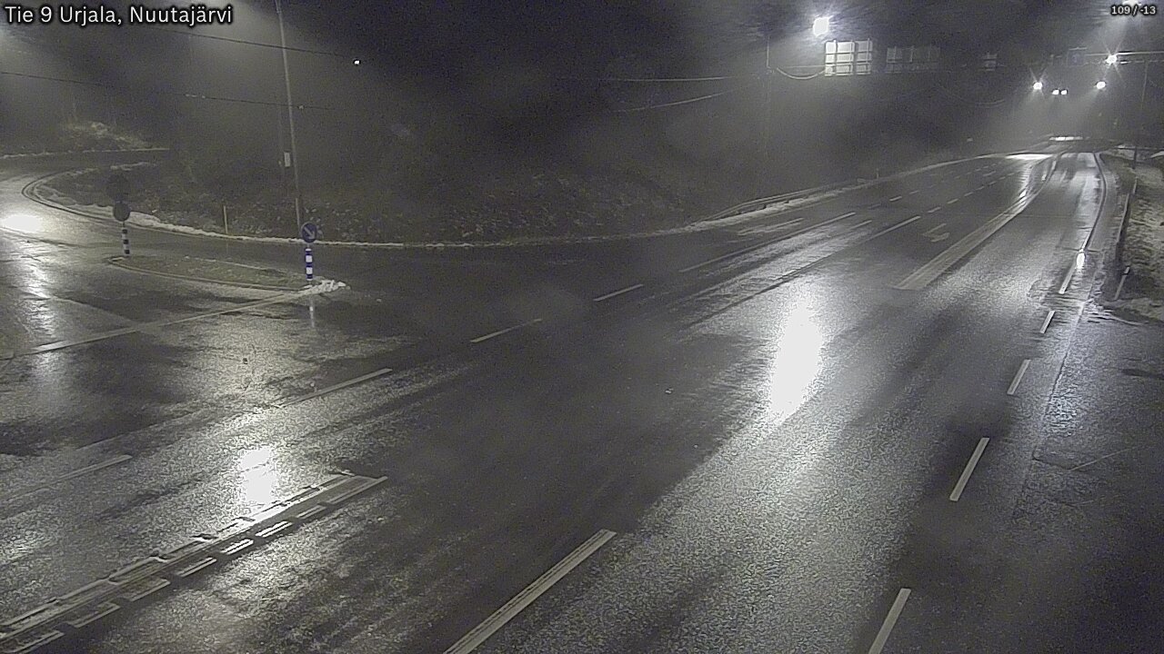 Weather Camera Image Väg 9 Urjala, Notsjö, Urjala, Pirkanmaa