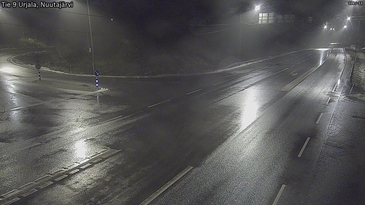 Weather Camera Image Väg 9 Urjala, Notsjö, Urjala, Pirkanmaa
