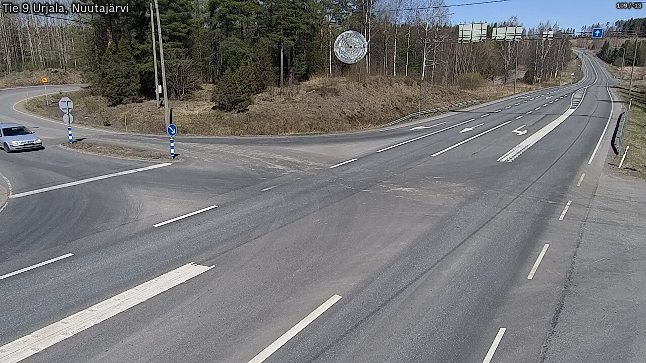 Kelikamerat Kuva Tie 9 Urjala, Nuutajärvi, Urjala, Pirkanmaa
