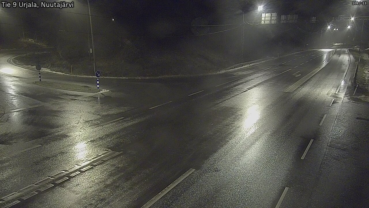Weather Camera Image Väg 9 Urjala, Notsjö, Urjala, Pirkanmaa