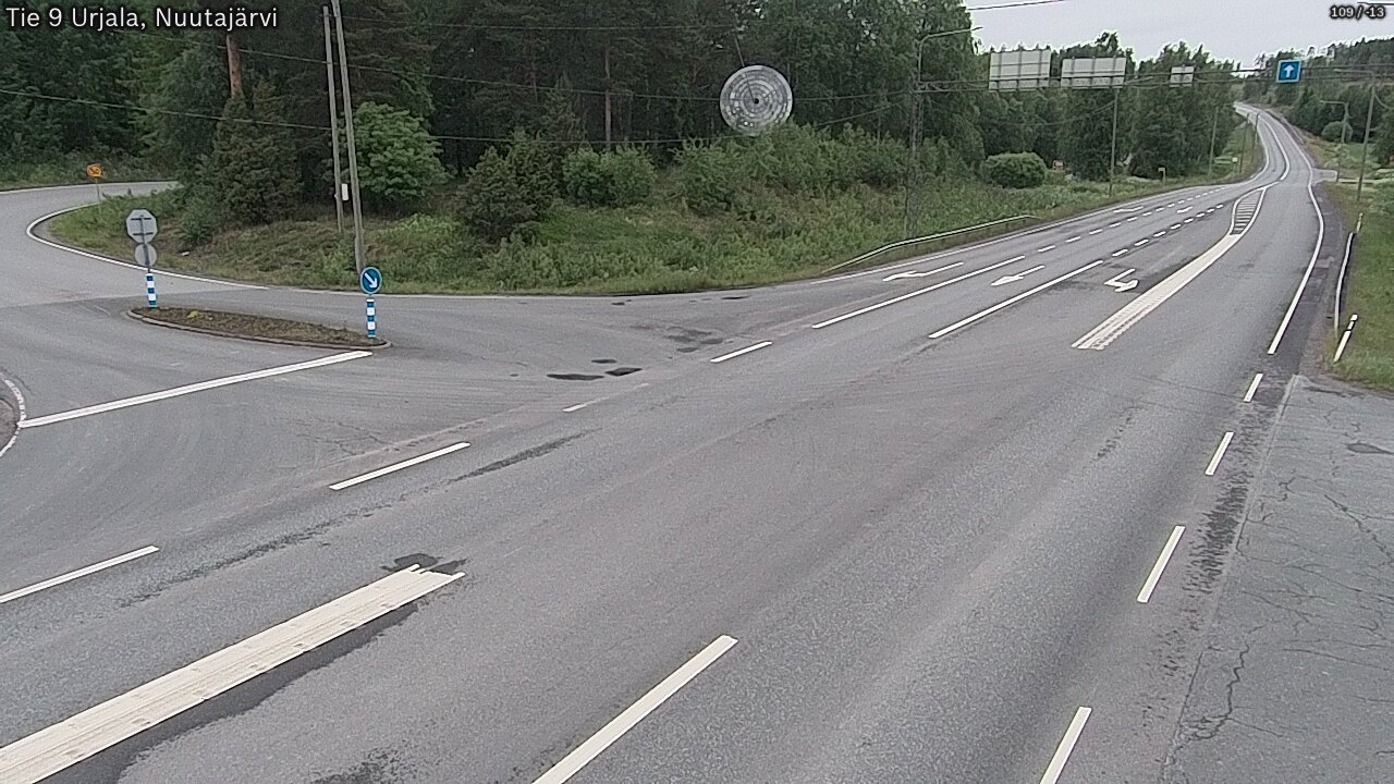 Kelikamerat Kuva Tie 9 Urjala, Nuutajärvi, Urjala, Pirkanmaa