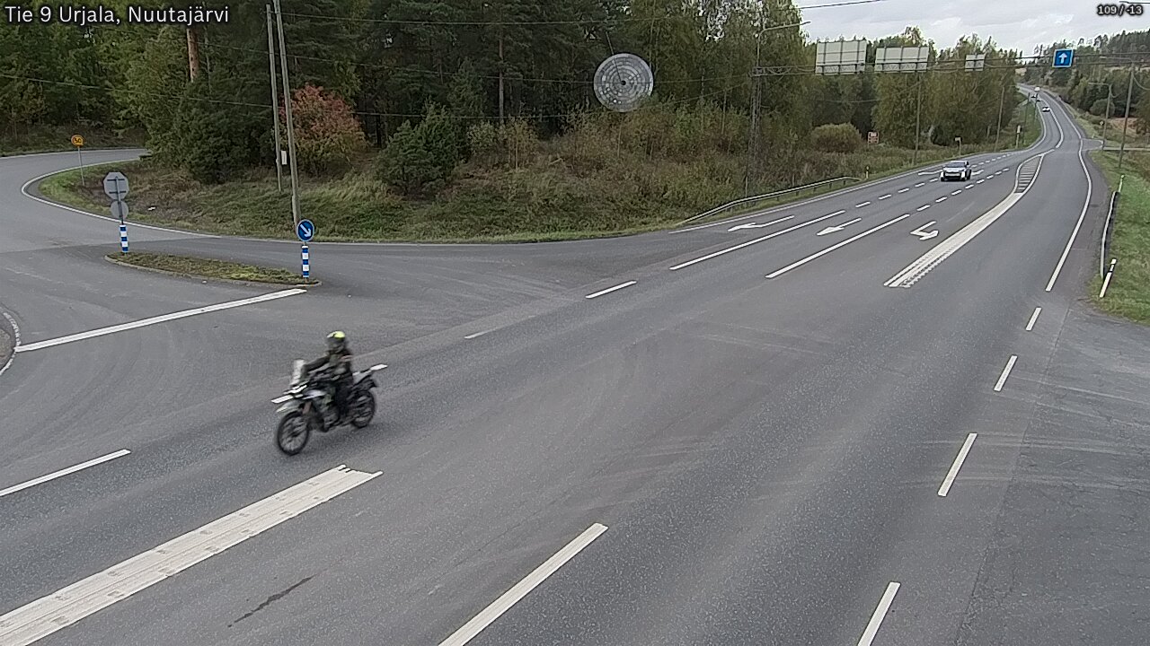 Kelikamerat Kuva Tie 9 Urjala, Nuutajärvi, Urjala, Pirkanmaa