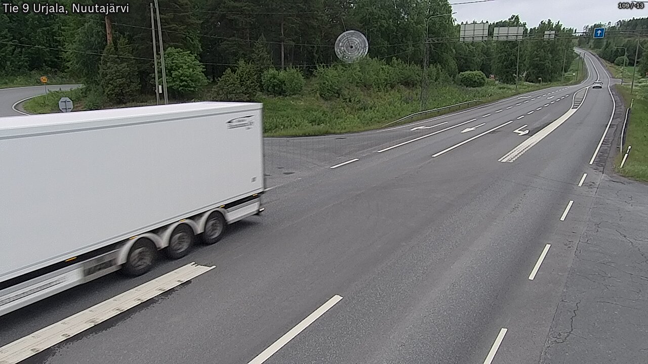 Kelikamerat Kuva Tie 9 Urjala, Nuutajärvi, Urjala, Pirkanmaa