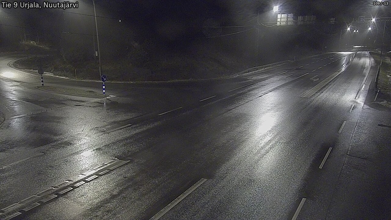 Weather Camera Image Väg 9 Urjala, Notsjö, Urjala, Pirkanmaa
