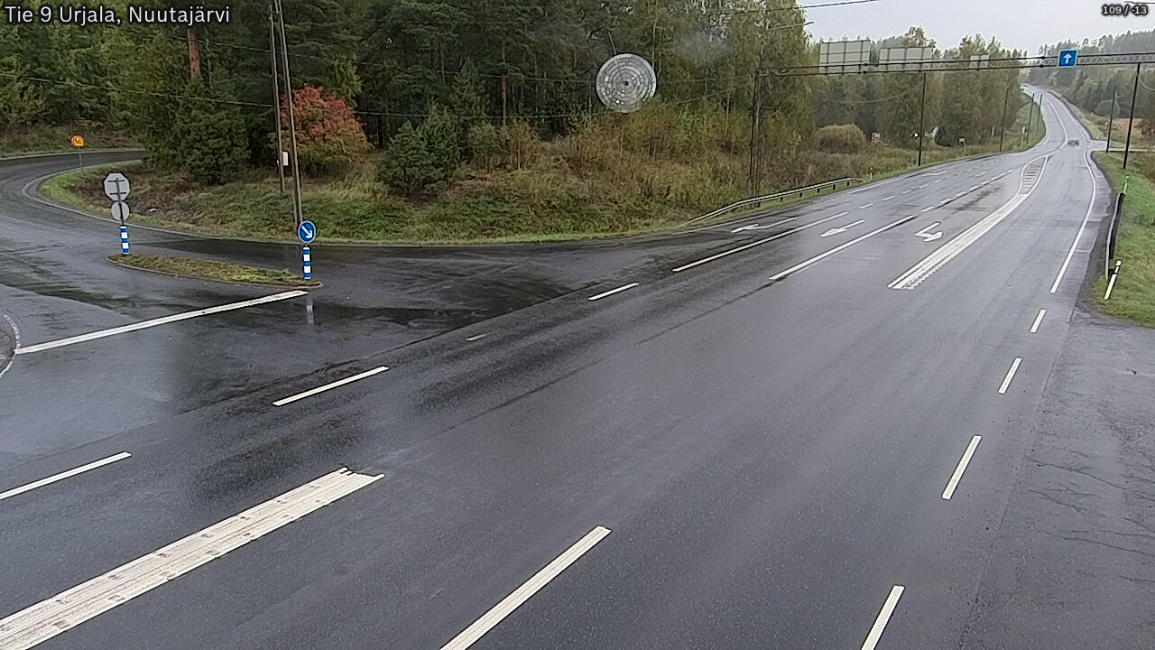 Kelikamerat Kuva Tie 9 Urjala, Nuutajärvi, Urjala, Pirkanmaa