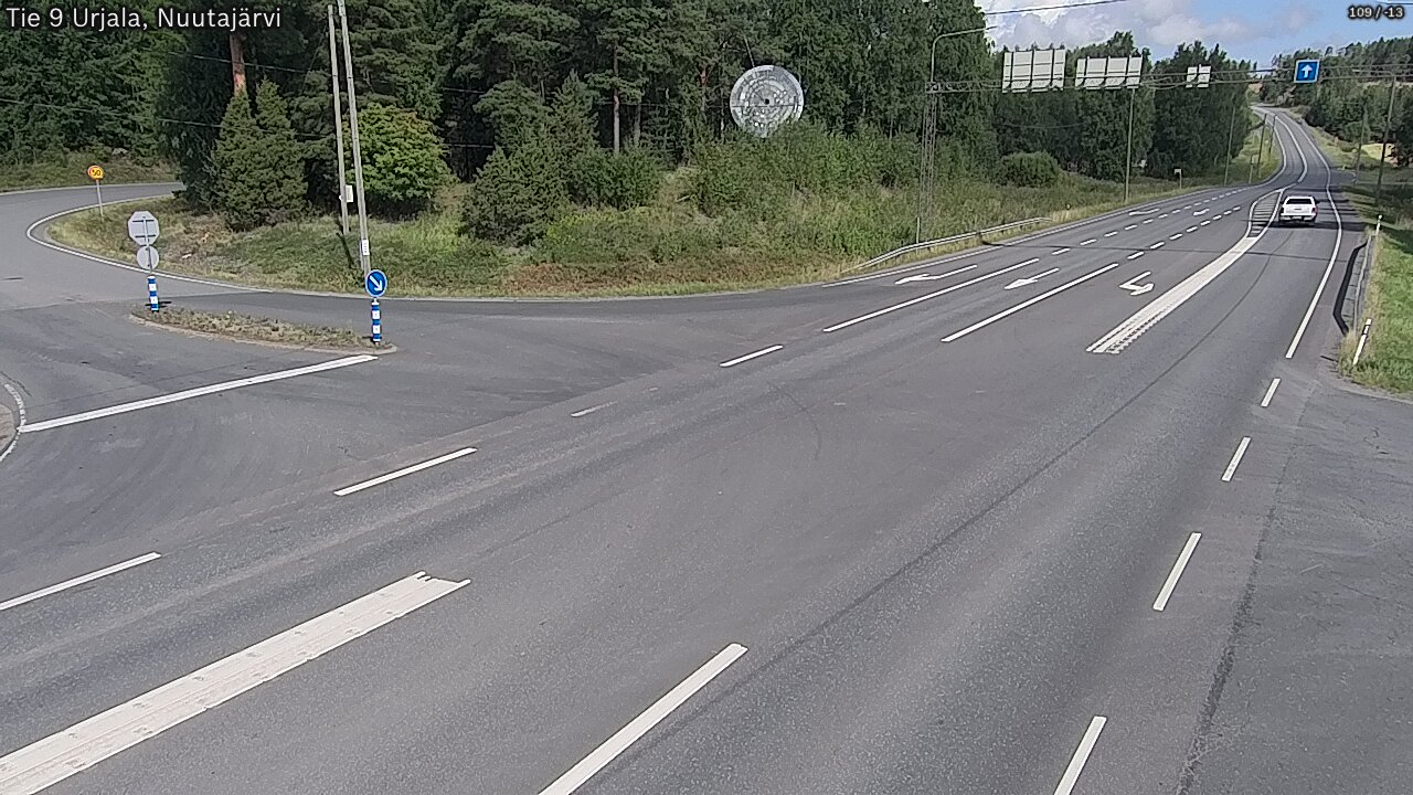 Kelikamerat Kuva Tie 9 Urjala, Nuutajärvi, Urjala, Pirkanmaa