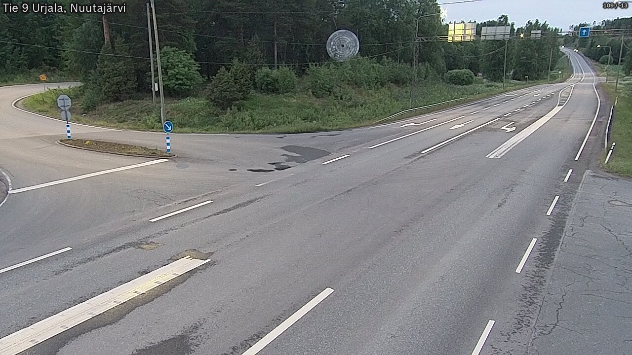 Kelikamerat Kuva Tie 9 Urjala, Nuutajärvi, Urjala, Pirkanmaa