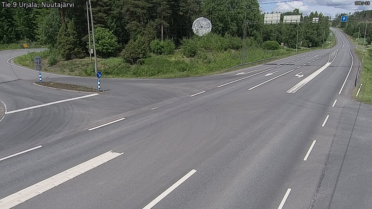 Kelikamerat Kuva Tie 9 Urjala, Nuutajärvi, Urjala, Pirkanmaa