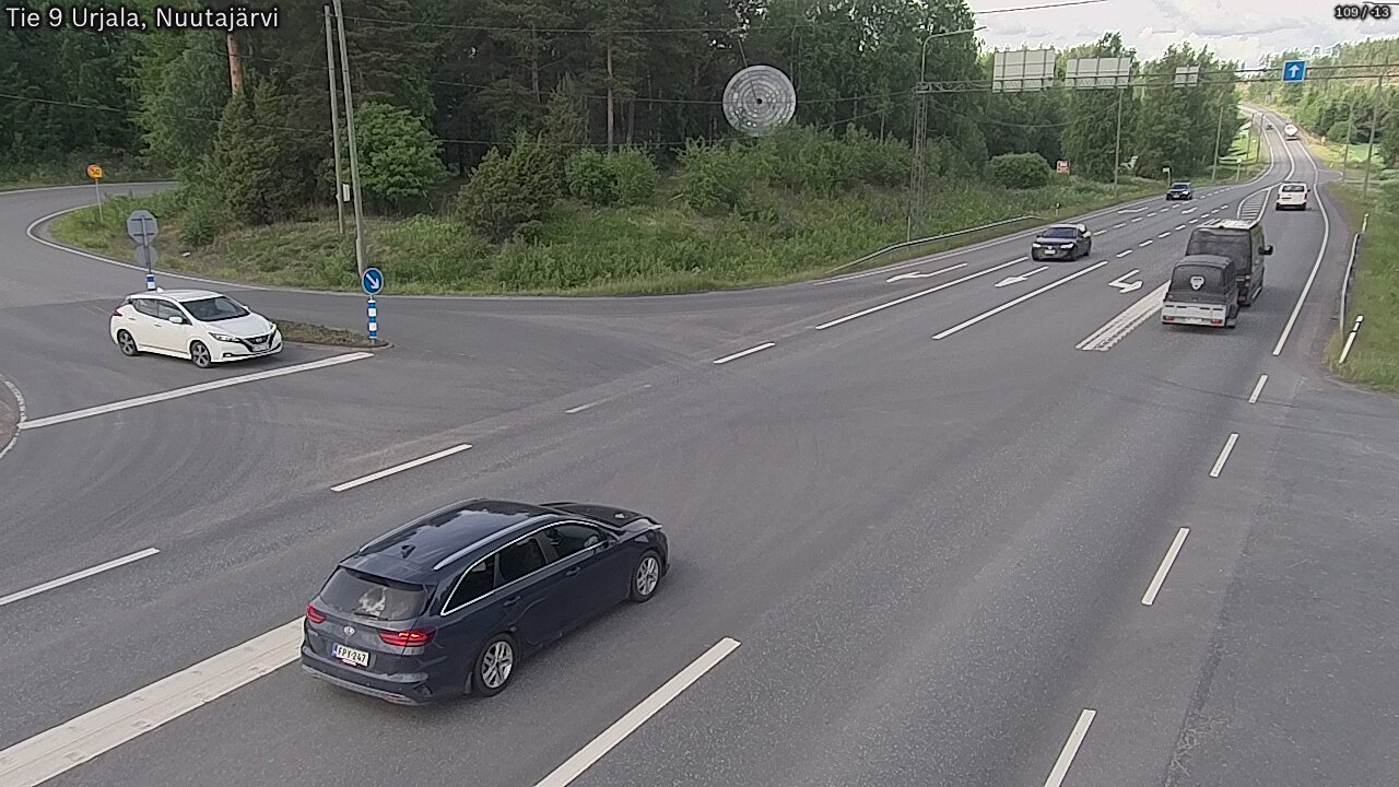Kelikamerat Kuva Tie 9 Urjala, Nuutajärvi, Urjala, Pirkanmaa