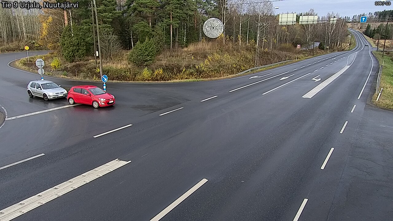 Kelikamerat Kuva Tie 9 Urjala, Nuutajärvi, Urjala, Pirkanmaa