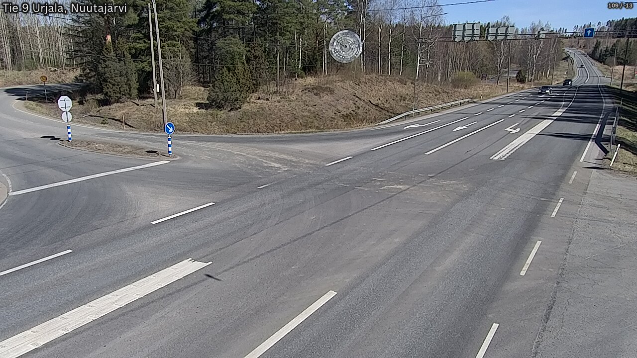 Kelikamerat Kuva Tie 9 Urjala, Nuutajärvi, Urjala, Pirkanmaa