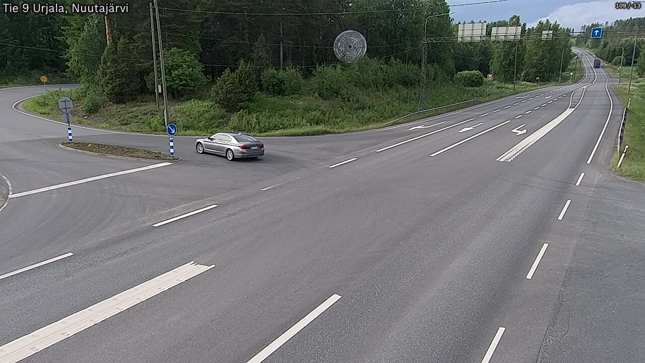 Kelikamerat Kuva Tie 9 Urjala, Nuutajärvi, Urjala, Pirkanmaa