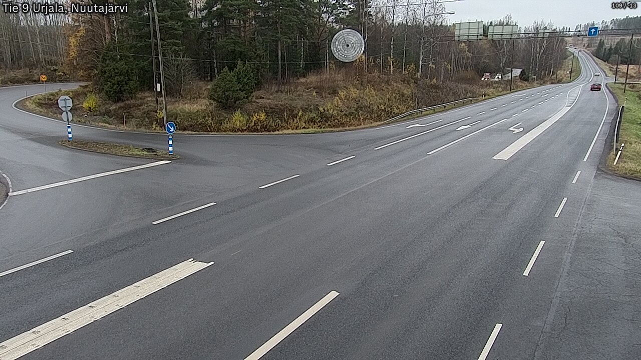 Kelikamerat Kuva Tie 9 Urjala, Nuutajärvi, Urjala, Pirkanmaa