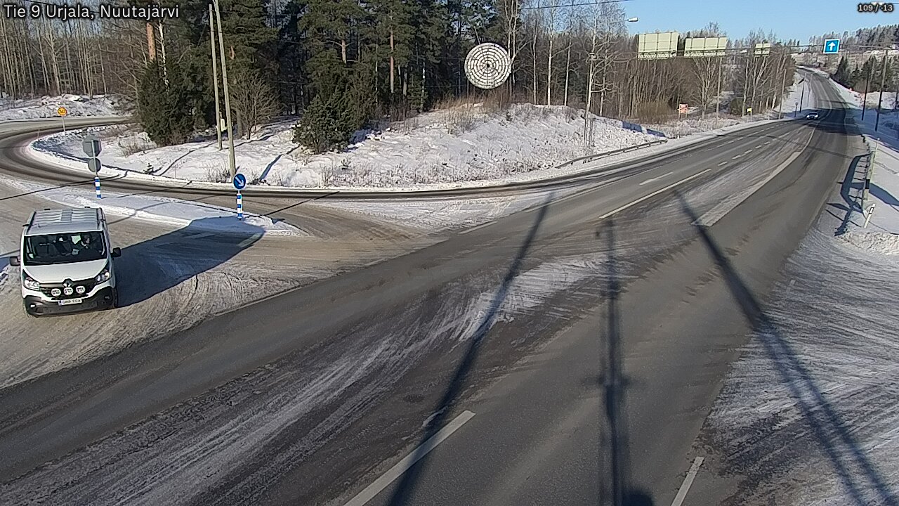 Weather Camera Image Road 9 Urjala, Nuutajärvi, Urjala, Pirkanmaa