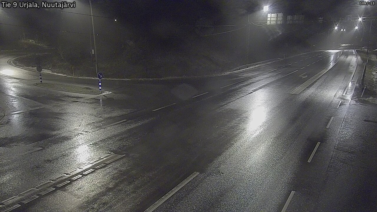 Weather Camera Image Väg 9 Urjala, Notsjö, Urjala, Pirkanmaa