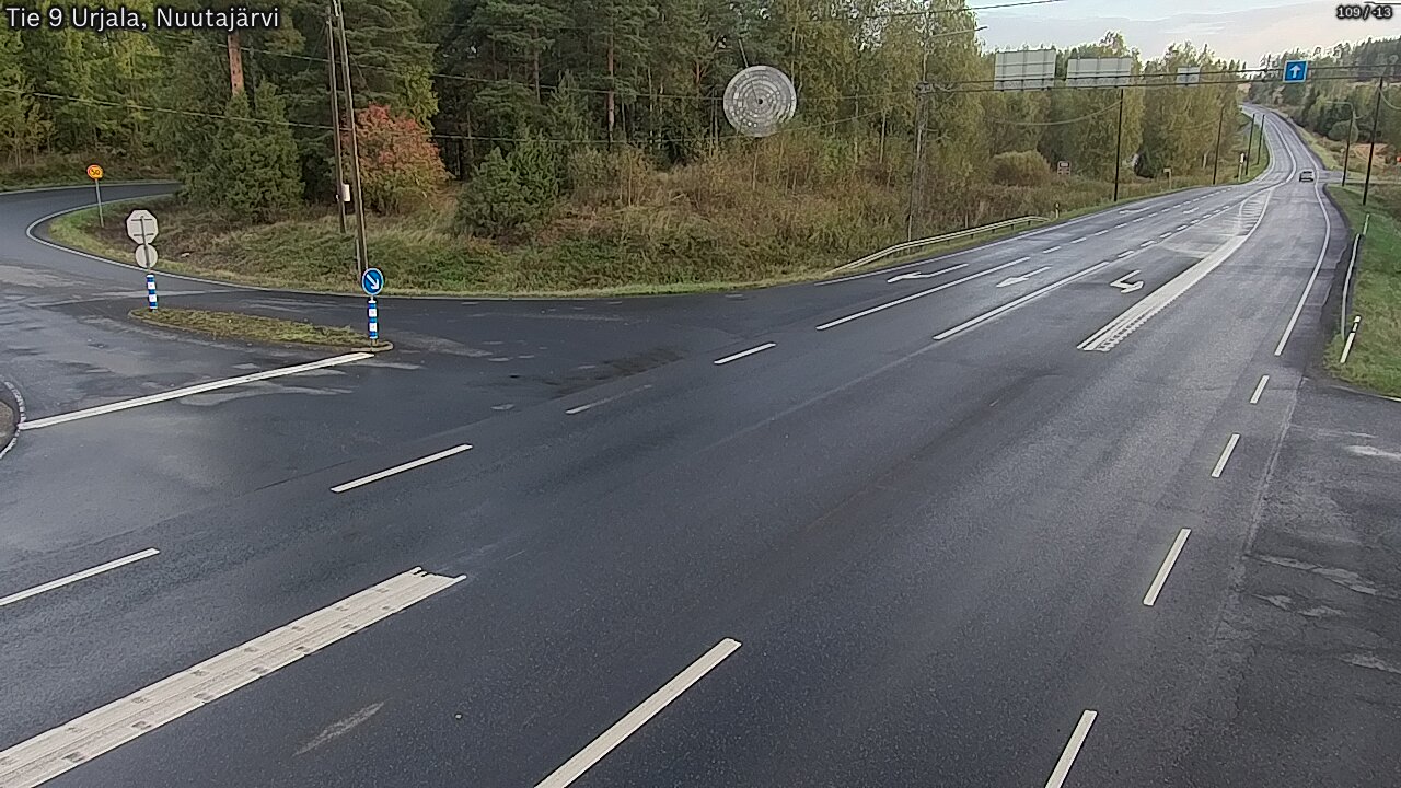 Weather Camera Image Road 9 Urjala, Nuutajärvi, Urjala, Pirkanmaa