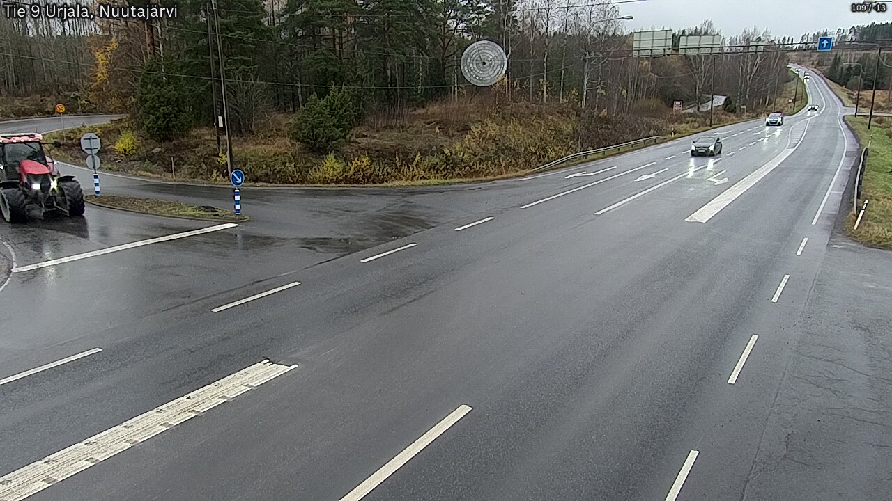 Weather Camera Image Väg 9 Urjala, Notsjö, Urjala, Pirkanmaa