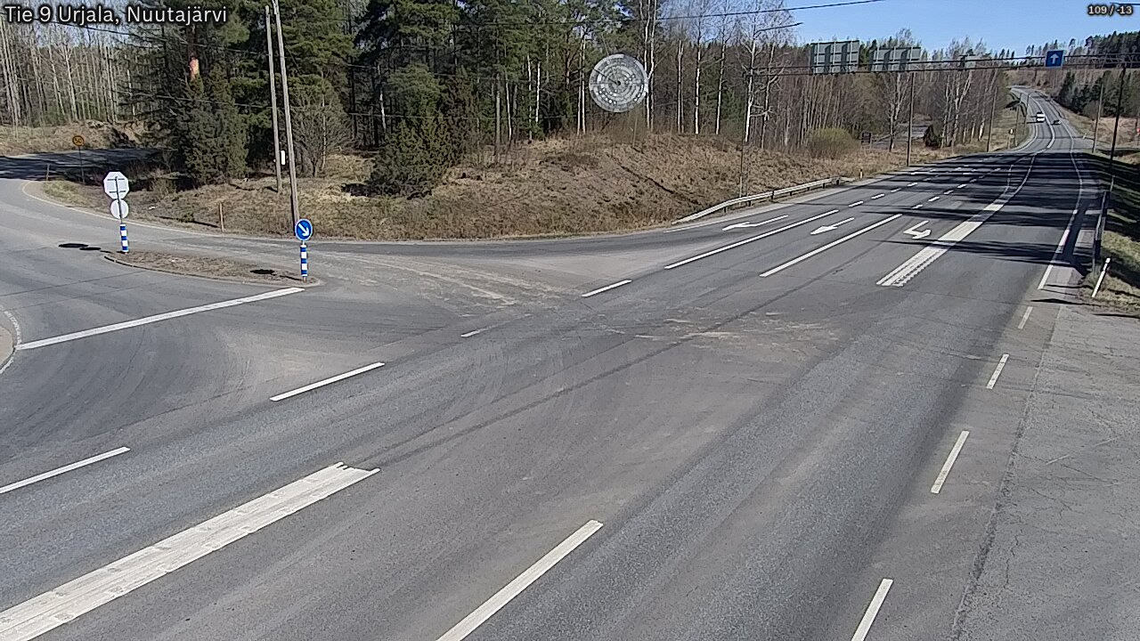 Kelikamerat Kuva Tie 9 Urjala, Nuutajärvi, Urjala, Pirkanmaa
