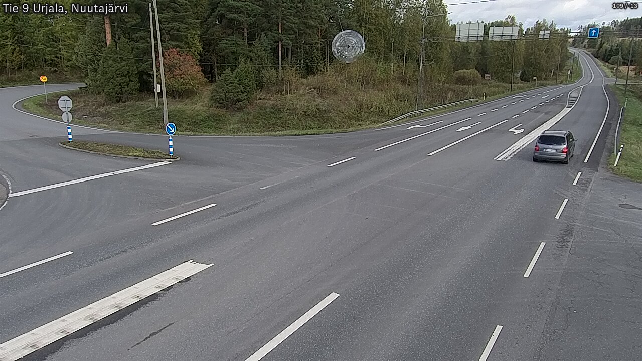 Weather Camera Image Väg 9 Urjala, Notsjö, Urjala, Pirkanmaa