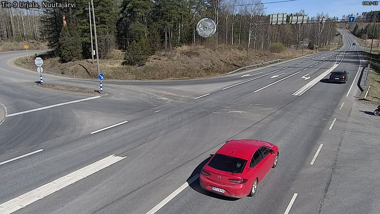 Kelikamerat Kuva Tie 9 Urjala, Nuutajärvi, Urjala, Pirkanmaa