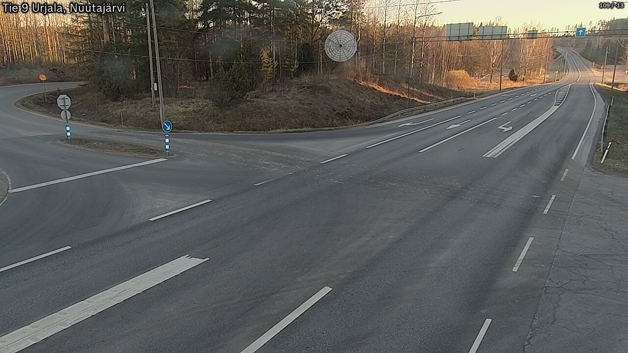 Kelikamerat Kuva Tie 9 Urjala, Nuutajärvi, Urjala, Pirkanmaa