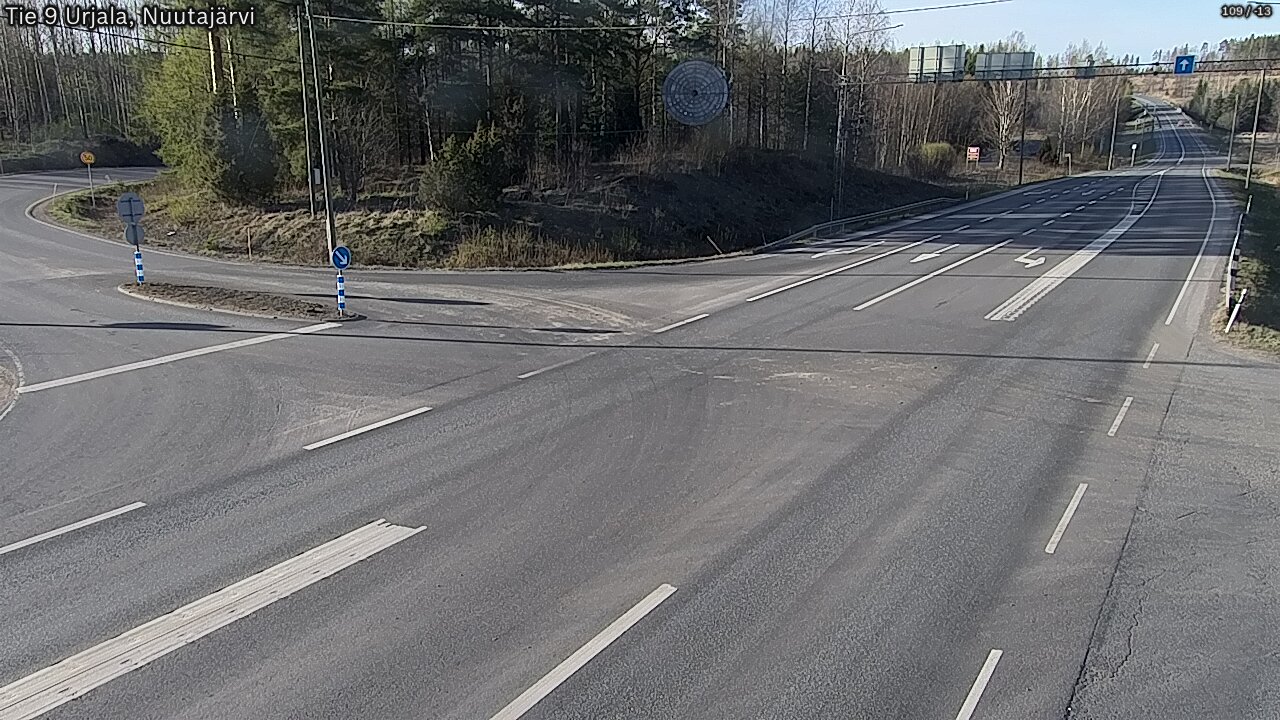 Kelikamerat Kuva Tie 9 Urjala, Nuutajärvi, Urjala, Pirkanmaa