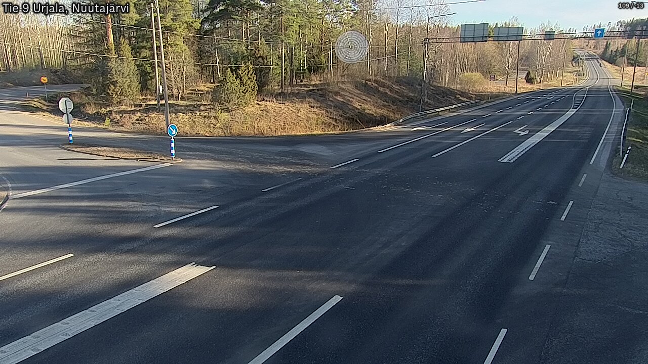 Kelikamerat Kuva Tie 9 Urjala, Nuutajärvi, Urjala, Pirkanmaa