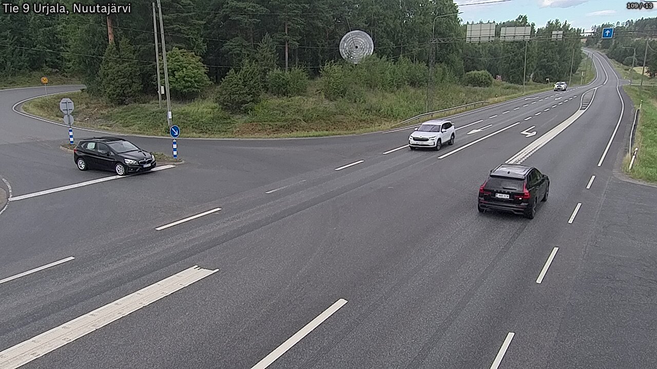 Kelikamerat Kuva Tie 9 Urjala, Nuutajärvi, Urjala, Pirkanmaa