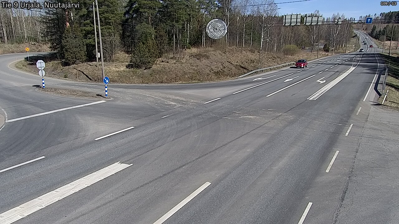 Kelikamerat Kuva Tie 9 Urjala, Nuutajärvi, Urjala, Pirkanmaa