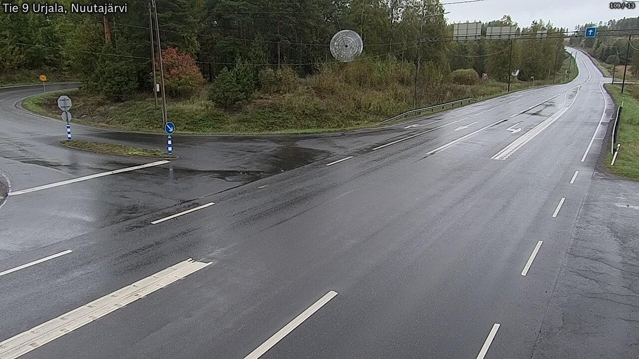 Kelikamerat Kuva Tie 9 Urjala, Nuutajärvi, Urjala, Pirkanmaa